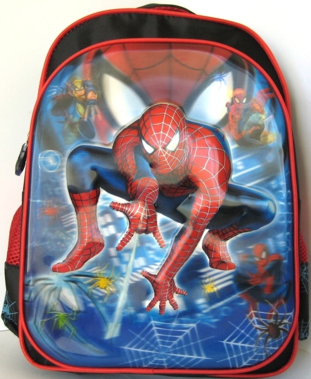 школьный рюкзак для мальчика с человеком пауком